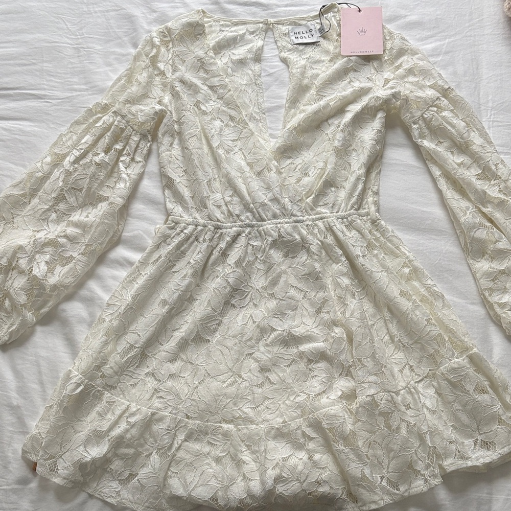 Hello Molly Ivory Lace Dress